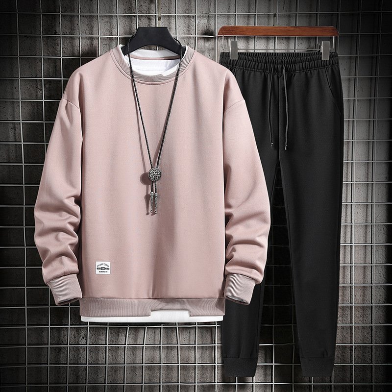 Two Men's Fashion Casual Sports Suits